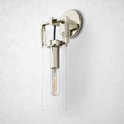 Mchary Glass Cylinder Wall Sconce 12''