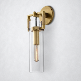 Mchary Glass Cylinder Wall Sconce 12''