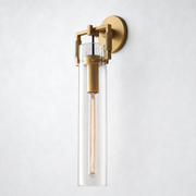 Mchary Glass Cylinder Wall Sconce 16''