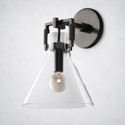 Mchary Funnel Shade Sconce