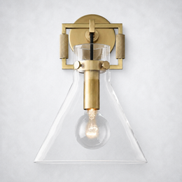 Mchary Funnel Shade Sconce