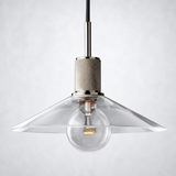 Mchary Glass Slope Shade Island Pendant