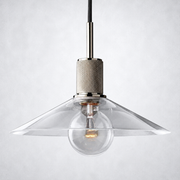 Mchary Glass Slope Shade Island Pendant