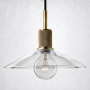 Mchary Glass Slope Shade Island Pendant