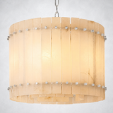 Sanrhca Alabaster Round Chandelier 22