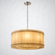 Sanrhca Alabaster Round Chandelier 37