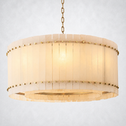 Sanrhca Alabaster Round Chandelier 37