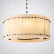 Sanrhca Alabaster Round Chandelier 37