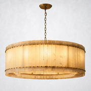 Sanrhca Alabaster Round Chandelier 48