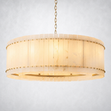 Sanrhca Alabaster Round Chandelier 48