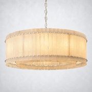 Sanrhca Alabaster Round Chandelier 48
