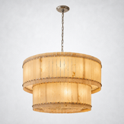Sanrhca Alabaster Round Tiered Chandelier 48