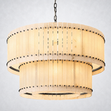 Sanrhca Alabaster Round Tiered Chandelier 48
