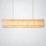 Sanrhca Alabaster Linear Chandelier 54