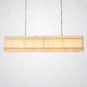 Sanrhca Alabaster Linear Chandelier 54