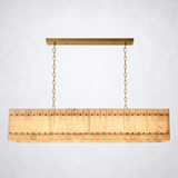 Sanrhca Alabaster Linear Chandelier 54