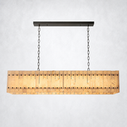 Sanrhca Alabaster Linear Chandelier 54