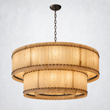 Sanrhca Alabaster Round Tiered Chandelier 60