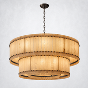 Sanrhca Alabaster Round Tiered Chandelier 60
