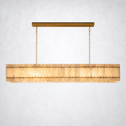 Sanrhca Alabaster Linear Chandelier 72