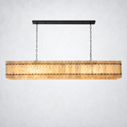 Sanrhca Alabaster Linear Chandelier 72