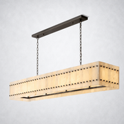 Sanrhca Alabaster Linear Chandelier 72