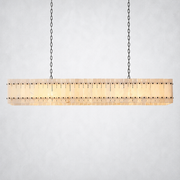 Sanrhca Alabaster Linear Chandelier 72