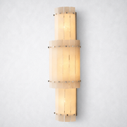 Sanrhca Alabaster Grand Round Sconce
