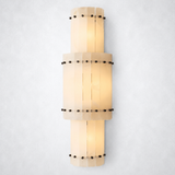 Sanrhca Alabaster Grand Round Sconce