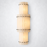 Sanrhca Alabaster Grand Round Sconce