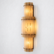 Sanrhca Alabaster Grand Round Sconce