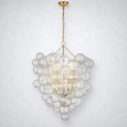 Tianie Glass  Entry Chandelier 36