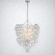 Tianie Glass  Entry Chandelier 36