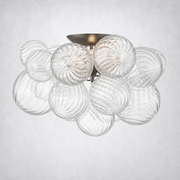 Tianie Glass Flush Mount 20