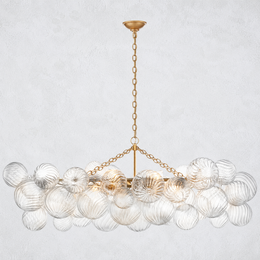 Tianie Glass  Linear Chandelier 51
