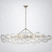 Tianie Glass  Linear Chandelier 63