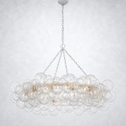 Tianie Glass  Ring Chandelier 54