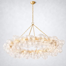 Tianie Glass  Ring Chandelier 63