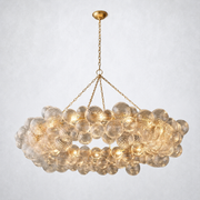 Tianie Glass  Ring Chandelier 63