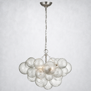 Tianie Glass  Round Chandelier 24