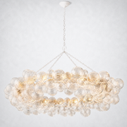Tianie Glass  Ring Chandelier 63
