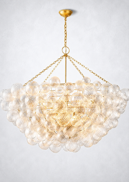 Tianie Glass  Round Chandelier 56