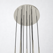 Zitay Round Tapered Tubular Chandelier 24