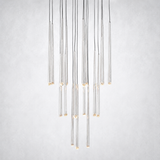 Zitay Round Tapered Tubular Chandelier 30