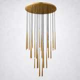 Zitay Shower Round Tapered Tubular Chandelier 48