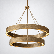 Vouary 2-Tier Round Chandelier 60
