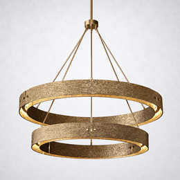 Vouary 2-Tier Round Chandelier 60
