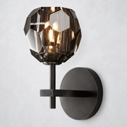 Kristing Smoke Glass Sconce