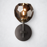 Kristing Smoke Glass Sconce