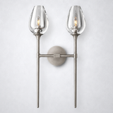 Tulip Glass Double Wall Sconce